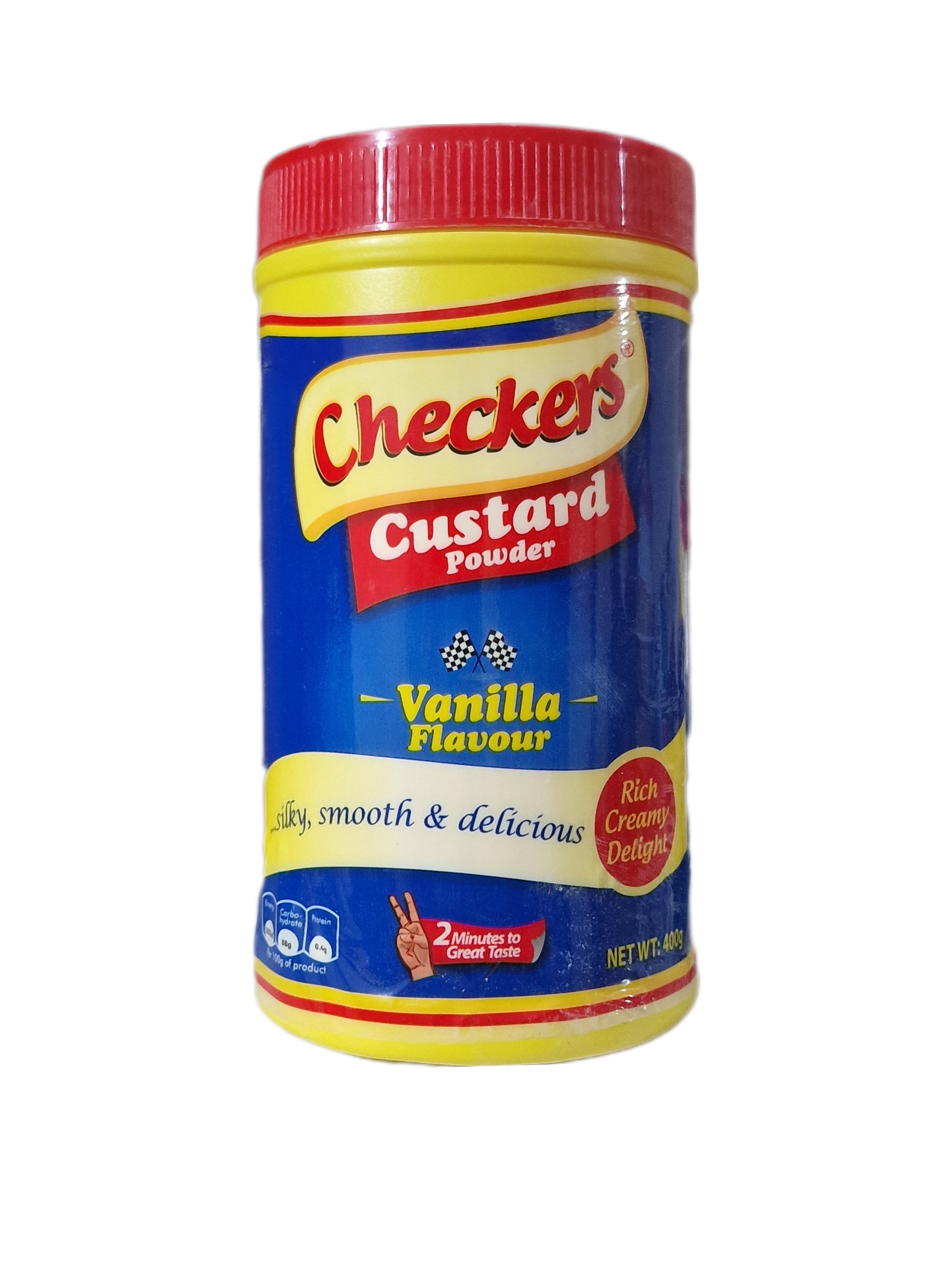 Checkers Vanilla Custard Powder Jar 400g Taurean Foods Uk